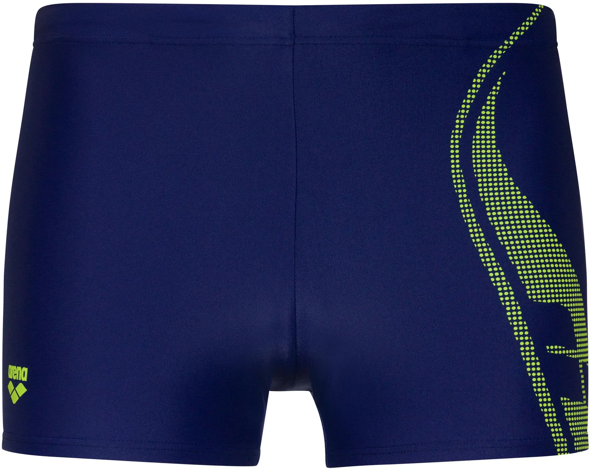 Arena Badehose Herren in navy-artic lime, Größe 5 - blau