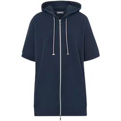 Kapuzen-Long-Jacke MYBC blau