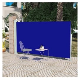 vidaXL Ausziehbar Seitenmarkise 160 x 300 cm blau 317882