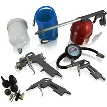 BITUXX 13 Tlg Bituxx Druckluft Zubehör Set für Kompressor Sprühpistole Reifendruck