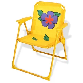 SPIELWERK Kindersitzgruppe Garten mit Sonnenschirm höhenverstellbar 2x Klappstuhl UV Schutz abgerundete Ecken Tisch Stühle Outdoor Sitzgruppe Kinder