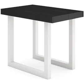 SKRAUT HOME Ausziehtisch 302 x 73 x 90 cm schwarz