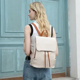 luxuskollektion Miss Lulu Damen Kunstleder Rucksack Elegant