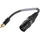 SOMMER CABLE Adapterkabel XLR(M)/Cinch(M) 0,15m sw
