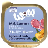 Wow Adult 150g Hundenassfutter 11 x 150 Gramm Lamm mit Kürbis