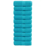 vidaXL SOLUND Handtuchset 10-tlg. türkis