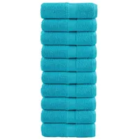 vidaXL SOLUND Handtuchset 10-tlg. türkis