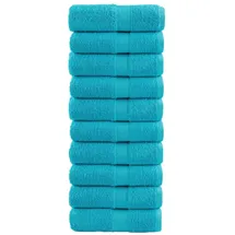 vidaXL SOLUND Handtuchset 10-tlg. türkis