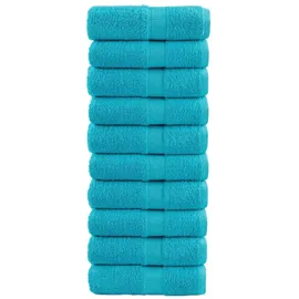 vidaXL SOLUND Handtuchset 10-tlg. türkis