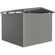 Biohort Panorama P4 2,57 x 2,57 m quarzgrau-metallic Einzeltür