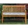 Beliani Gartenbank 120 x 88 x 0 cm Marineblau