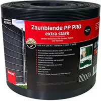 Noor Sichtschutzstreifen PP Pro Extrastark 0,19 m x 2,55 m Anthrazit