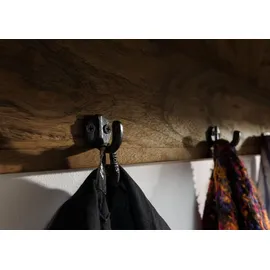 Massivmoebel24 Wandgarderobe Mango 115 x 30 x 45 cm Braun