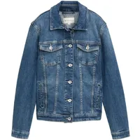 Tom Tailor Authentic Jeansjacke Used Dark Stone Blue Denim XS