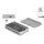 DeLock USB4 40 Gbps Gehäuse für M.2 NVMe SSD - Externes USB Anschluss, Silber