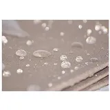 Ersatzdach PVC Beschichtung Pavillondach Wasserdicht Pavillon knapp 3x3m NEU (Taupe)