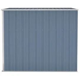 vidaXL Wand-Geräteschuppen 1,18 x 1,94 x 1,78 m grau