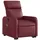 vidaXL Massagesessel mit Aufstehhilfe Kunstleder 89,5 x 95,5 x 0 cm Weinrot