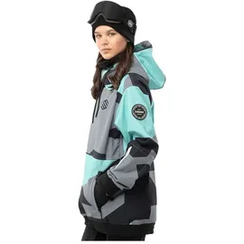 Siroko Ushuaia Snowboardjacke Grau/Grün XS
