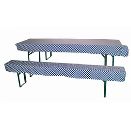 DEMA Hussen Polster Set 2 St. blau weiß