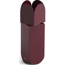 Hay Arcs Salz- oder Pfeffermühle, burgunderrot