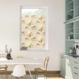 Lichtblick Fensterfolie selbstklebend, Sichtschutz, Moon Birds - Beige B/L: ca. 100x180 cm