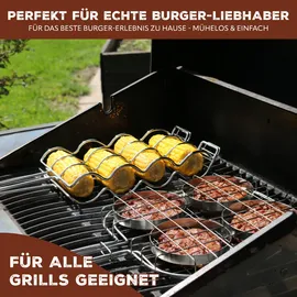 bremermann Grillguthalter onesize Edelstahl silber