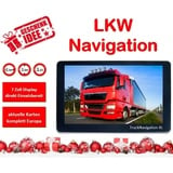 Truck LKW Navi  inkl. Kartenupdate Navigationsgerät 7 Zoll Europa als Geschenk