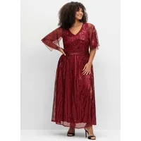sheego Abendkleid Rot 48