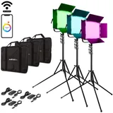 Walimex pro LED Rainbow 50W RGBWW Set