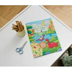 Tchibo - Mein Metallic-Stickerbuch »Im Land der Dinosaurier«