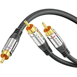 Sonero Cinch Audio Y-Kabel 5m