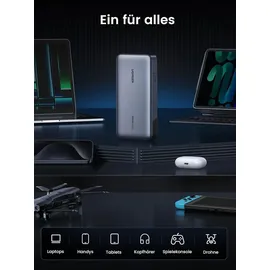 UGREEN Powerbank 25000 mAh 145W Two-way Fast Charging - Grau