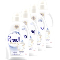 Perwoll Renew Weiß, 96 (4 x 24 Waschladungen), Waschmittel für weiße Wäsche, Feinwaschmittel stärkt die Fasern und verbessert die Farbintensität