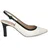 Peter Kaiser Peter Kaiser 79640 13D, Peeptoes & Slingpumps, Weiß / Schwarz, Damen Peeptoepumps weiß 40,5 EU