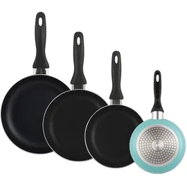 Wellhome Pfannen-Set 4-tlg. 16 cm + 20 cm + 24 cm + 28 cm
