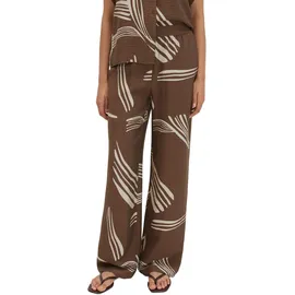 someday. Cevil Leaf Wide Leg Hose Braun 36