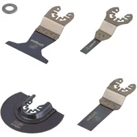 WOLFCRAFT Vibrationssägen-Starterset für Laminat 5 Stück