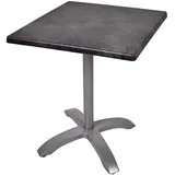deluke Bistrotisch 70 x 66 x 70 cm Schwarz