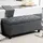 Homcom Sitzbank Polsterbank Grau 100 x 40 x 44 cm