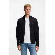 Boss Strickjacke Kanozip Schwarz 3XL