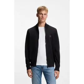 Boss Strickjacke Kanozip Schwarz 3XL