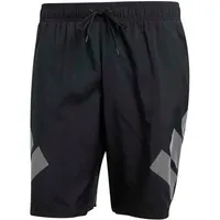 adidas Badeshorts Big Bars Schwarz/Weiß XXL