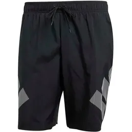 adidas Badeshorts Big Bars Schwarz/Weiß XXL