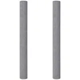 vidaXL Malervlies Rutschfeste Malervliese 2 Stk. 5 m 280 g/m2 Grau, (2-St)