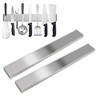 BAYLI 2x Magnetleiste Messerhalter Werkzeughalter Werkzeugleiste Edelstahl 40cm -
