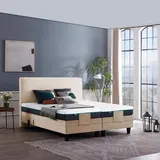 V6 Boxspringbett 209E 140 x 200 cm Beige
