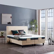 V6 Boxspringbett 209E 140 x 200 cm Beige