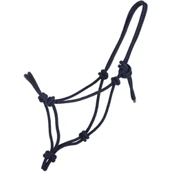 QHP Knotenhalfter basic - dunkelgrün - Pony