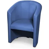 Möbel-Eins ABIZA Cocktailsessel, Material Kunstleder, blau - 2 Jahre Gewährleistung - mind. 14 Tage Rückgaberecht - Blau